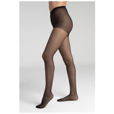 Set Di 2 Collant In Voile Body Touch Neri Da Donna - Foto 1