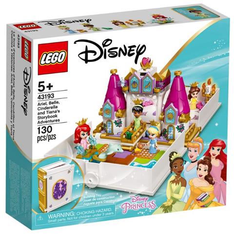 43193 Disney Princess L’Avventura Fiabesca di Ariel, Belle, Cenerentola e Tiana - Foto 1
