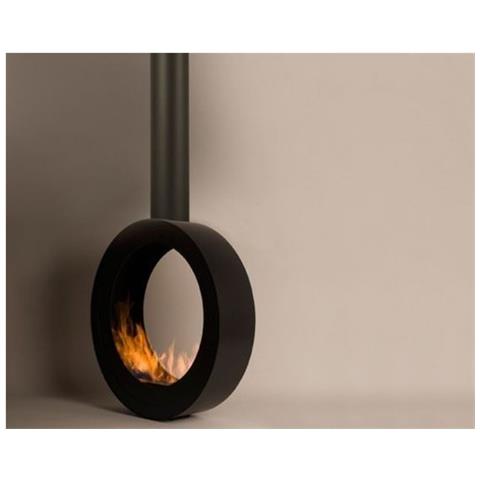Biocamino Sospeso Ruotante, Erta Tube Assym Colore Nero Opaco - Foto 4