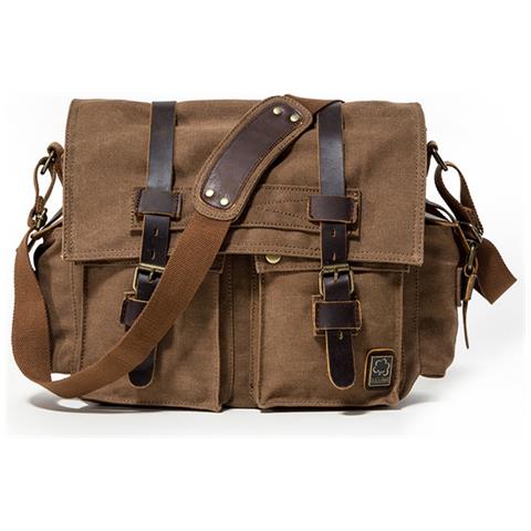 Borsa A Tracolla In Tela Unisex | Casual Con Cerniera E Tracolla Regolabile 36x36 Cm