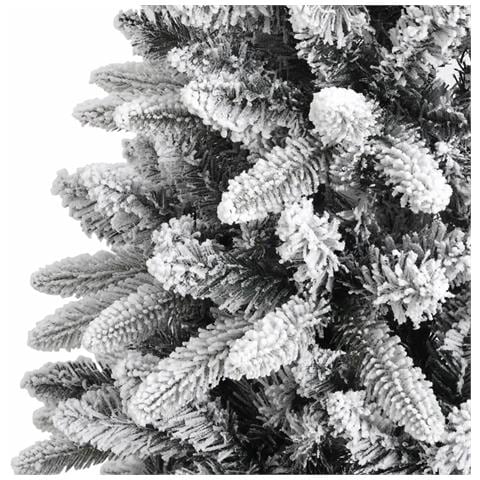 Albero Di Natale Artificiale Con Neve Floccata 120 Cm Pvc E Pe - Foto 10