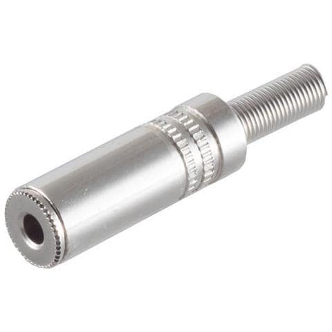 Connettore Jack Basic-s Da 35 Mm Stereo In Metallo Da Saldare Da Soli In Sacchetto Di Plastica Con Perforazi - Foto 2