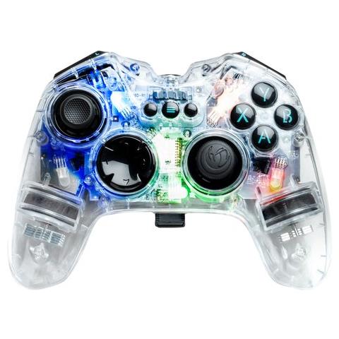 Gamepad Pcgc 200wlrgb Pc Game Wireless Gaming Controller Clear C - Foto 1