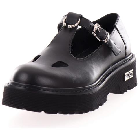 Slash 4216 Low Sneakers Platform Sandalo Zeppa Pelle Nero Scarpe Donna Nero 38 - Foto 1