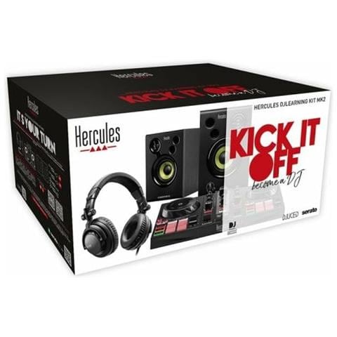 Kit MK2 Controller DJ DJLearning con 2 Canali Pote USB Colore Nero - Foto 6