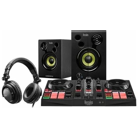 Kit MK2 Controller DJ DJLearning con 2 Canali Pote USB Colore Nero - Foto 2