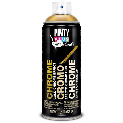 Vernice Spray Pintyplus Art & Craft C151 326 Ml Cromo Dorato - Foto 1