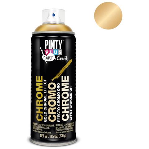 Vernice Spray Pintyplus Art & Craft C151 326 Ml Cromo Dorato - Foto 2