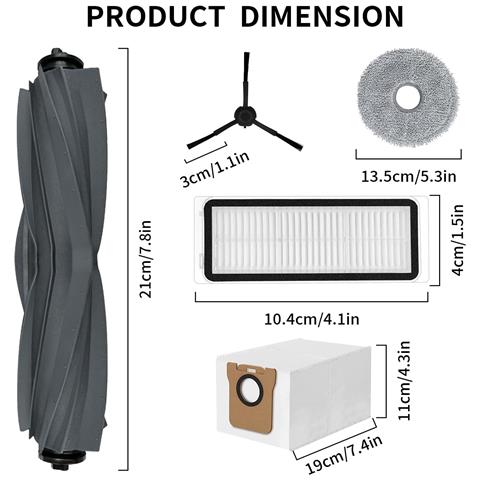 Accessori Per Robot Aspirapolvere Dreame L20 Ultra /l20 Ultra Completo - Foto 5