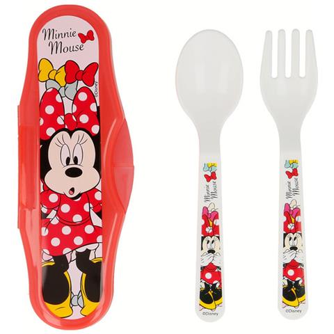 Minnie set 2 posate da viaggio - Foto 1