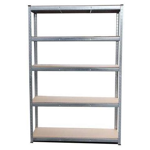 Scaffali Zincati Blim 5 Ripiani Regolabili - Dimensioni 180x90x45cm - Peso Massimo Ripiano 265 Kg - Foto 1