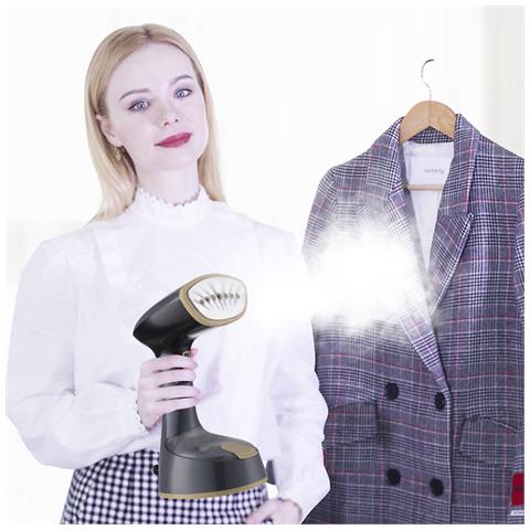 Piastra A Vapore Verticale Portatile 1300w. Accensione Rapida, Sistema Anti-piega A 360 Gradi. Serbatoio 120 Ml. - Foto 2