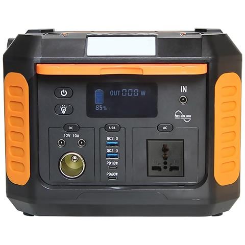 Stazione Di Energia Portatile Xy-200, 500w. Uscite Dc 12v E 24v, Usb, Include Luce Led. Dimensioni: 24,5x18x18 Cm; 5kg. - Foto 1