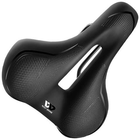 Sella Colorata Comfort Per Bicicletta - Essenziale Per Il Ciclismo Ricreativo Black - Foto 2