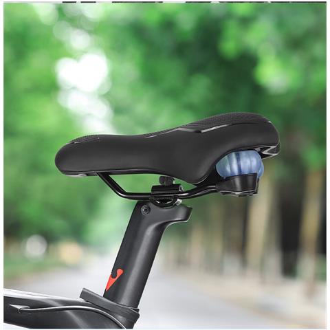 Sella Colorata Comfort Per Bicicletta - Essenziale Per Il Ciclismo Ricreativo Black - Foto 5