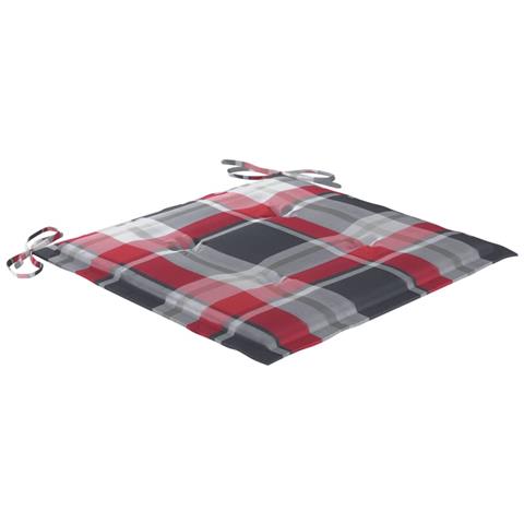 Sedie Da Giardino Impilabili 8 Pz Con Cuscini Massello Di Teak - Foto 8