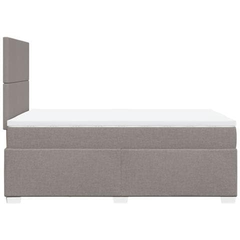 Giroletto a Molle con Materasso Tortora 120x190 cm in Tessuto - Foto 9