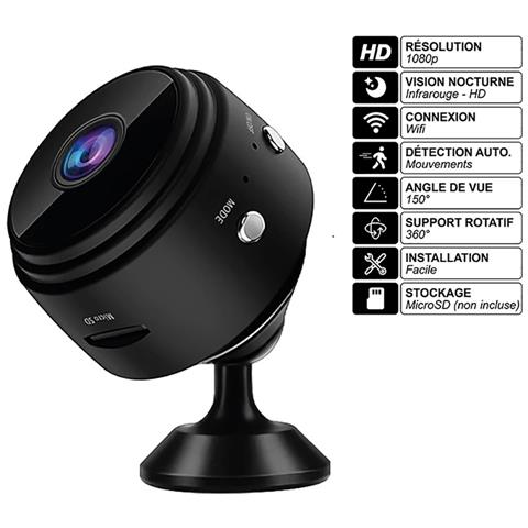 Telecamera Spia Wireless 1080p Con Rilevamento Del Movimento Modello Xspy - Foto 2