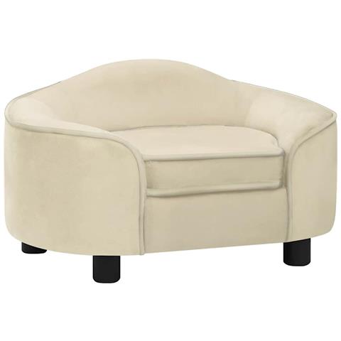 Divano per Cani Crema 67x47x36 cm in Peluche - Foto 1