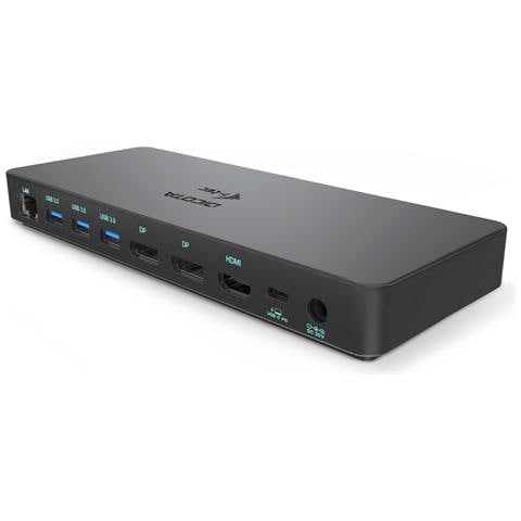 D31953 replicatore di porte e docking station per laptop Cablato USB tipo-C Nero - Foto 4