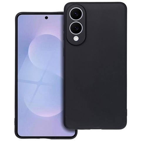 Custodia Tpu Silicone Cover Case Per Samsung Galaxy S25 Edge Sm-s937 Black - Foto 1