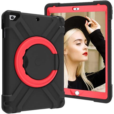 Custodia Per Ipad 9/8/7 10.2"" Blindata Con Supporto Rotante Nera - Foto 1