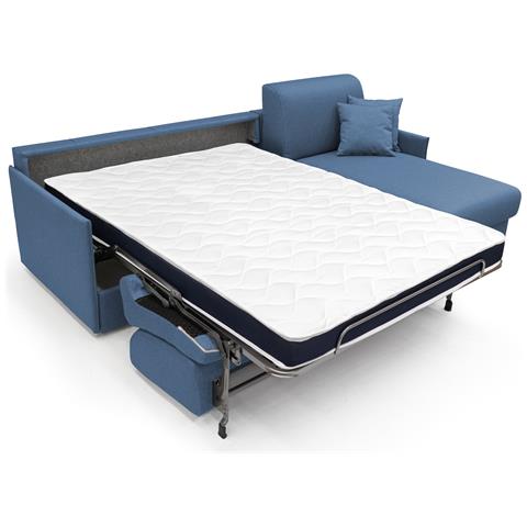 Evans Divano Letto Angolare Impermeabile T13 Blu - Foto 2