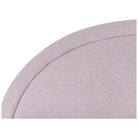 Letto Contenitore Ciniglia Mouzon 160 X 200 Cm Beige - Foto 7
