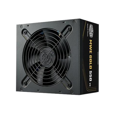 MWE Gold V3 ATX 3.1 Non-Modular alimentatore per computer 550 W 24-pin ATX Nero - Foto 1