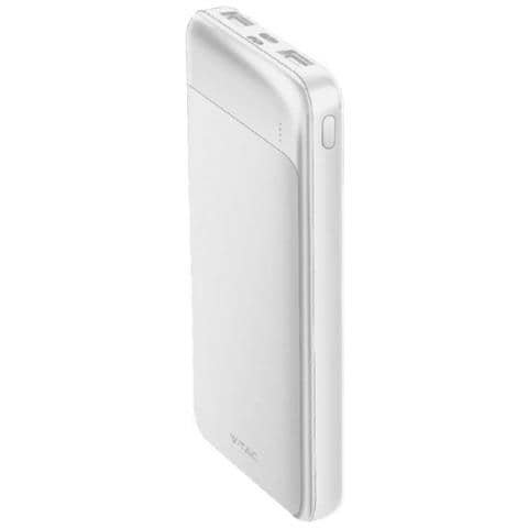 Power Bank 10000mAh, Ricarica Rapida PD 22.5W, USB-A, USB Type-C, Micro USB, colore Bianco - Foto 1