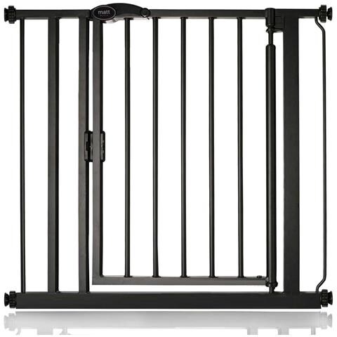 Bettacare Cancelletto Per Scale Con Chiusura Automatica, 82,2cm - 89,2cm, Nero Opaco - Foto 1