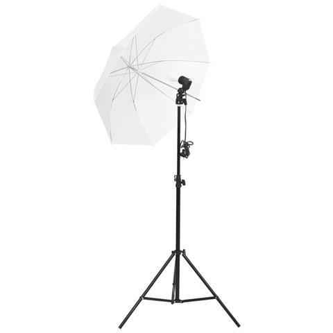 Kit per Studio Fotografico con Set Luci, Fondale e Riflettore - Foto 2