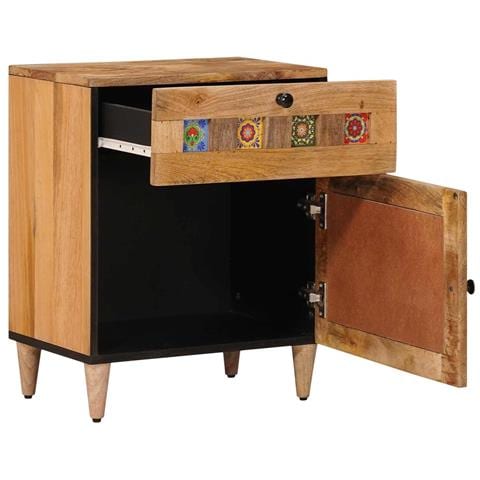 Armadio da Notte con cassetto Naturale 50 x 33 x 60 cm - Foto 2