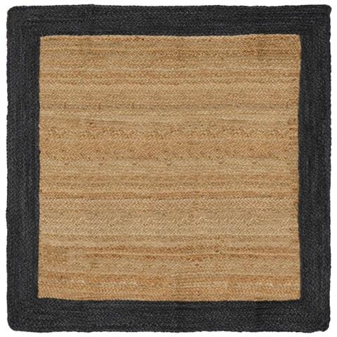 Tappeti per area Grigio Scuro 120 x 120 cm Juta - Foto 1
