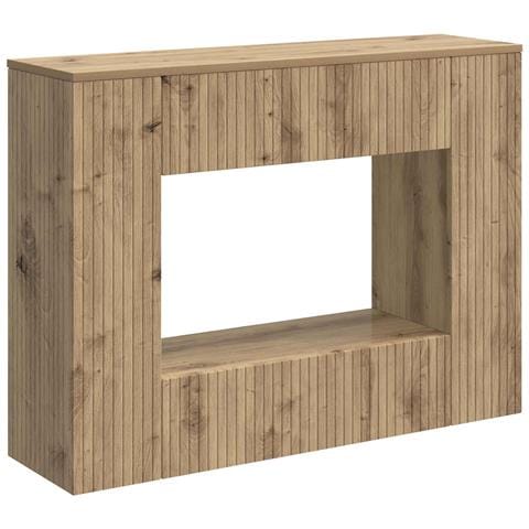 Tavolo consolle Rigato Rovere Artigianale 101 x 29 x 74 cm - Foto 1