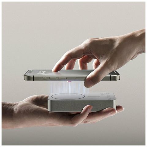 Power Bank - Lega di Alluminio, Vetro Temperato, Oro, 20000 mAh - Foto 4