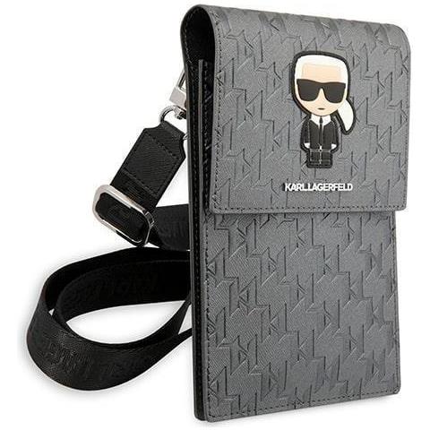 Karl Lagerfeld Ikonik Karl Monogram Patch Bag - Argento - Foto 2
