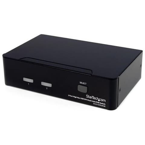 Switch KVM DVI/HDMI A 8 Porte StarTech – Controlla 8 PC Con 1 Tastiera, Mouse E Monitor, Montaggio Rack 19''
