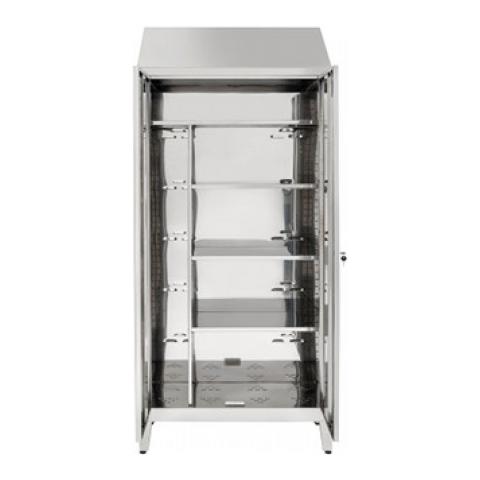 Armadio Portascope a 2 Ante in Acciaio Inox Aisi 304 cm 95x40x215h - Foto 1