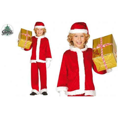 Costume Da Babbo Natale - Per Bambini Alti 118/138 Cm - Foto 1