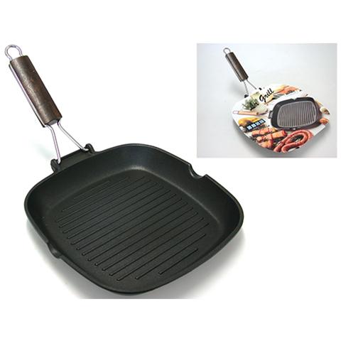 Bistecchiera Antiaderente Delizia Manico 26x26 Pentole E Preparazione - Foto 1