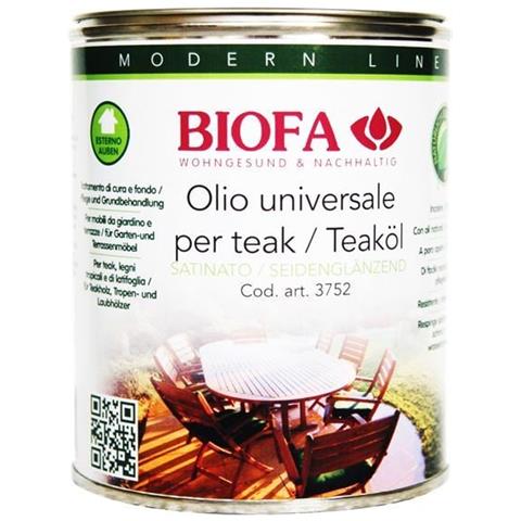 3752 - Incolore 2,5 L Olio Naturale Universale Per L'arredo In Legno Esterno - Foto 1