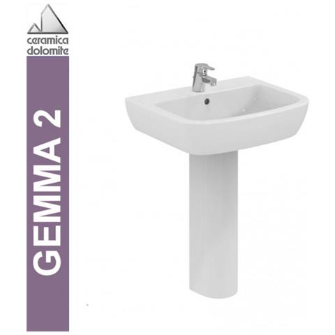 Lavabo A Parete, 60cm, Serie Gemma 2, J521201 - Foto 1