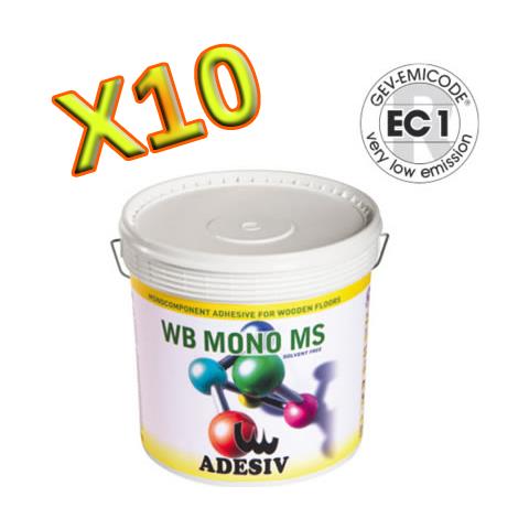 Colla Wb Mono Ms Collante Adesivo Silanico Per Parquet Pavimenti In Legno 10 Kg 1 Secchio - Foto 1