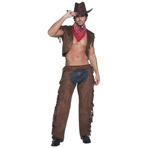 Costume Sexy Da Cowboy Per Adulto - Taglia: M - Foto 1