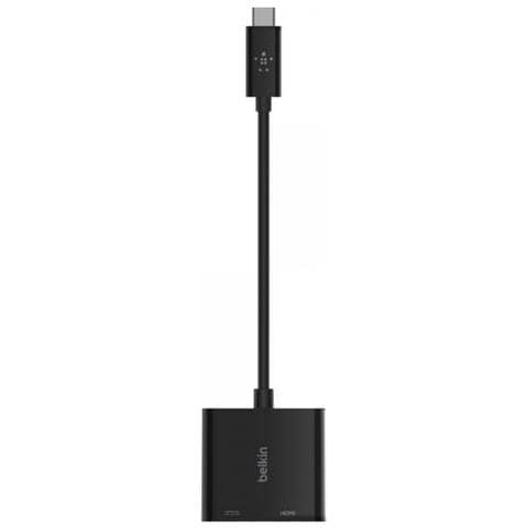 USB-C to HDMI-Adapter 60W PD, black AVC002btBK - Foto 2