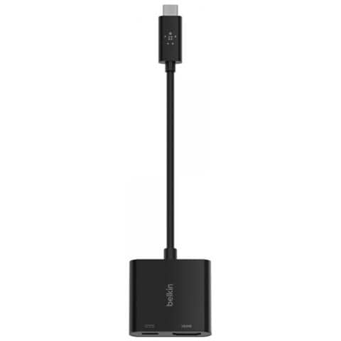 USB-C to HDMI-Adapter 60W PD, black AVC002btBK - Foto 3