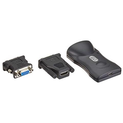 Premiumcord Adattatore Per Usb 2.0 Dvi + Vga Monitor 6 Per Annuncio Risoluzione Alta Alta - Foto 2