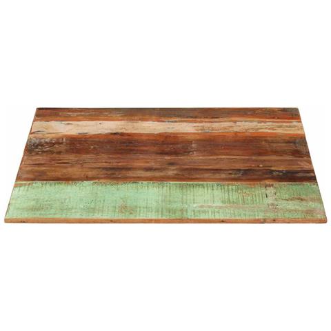 Piano Del Tavolo Quadrato 80x80cm 15-16 Mm Massello Di Recupero - Foto 10