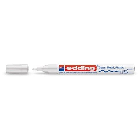 Pennarello 751 con Punta Tonda Plastica Bianco 1 mm 4-751049 - Foto 2